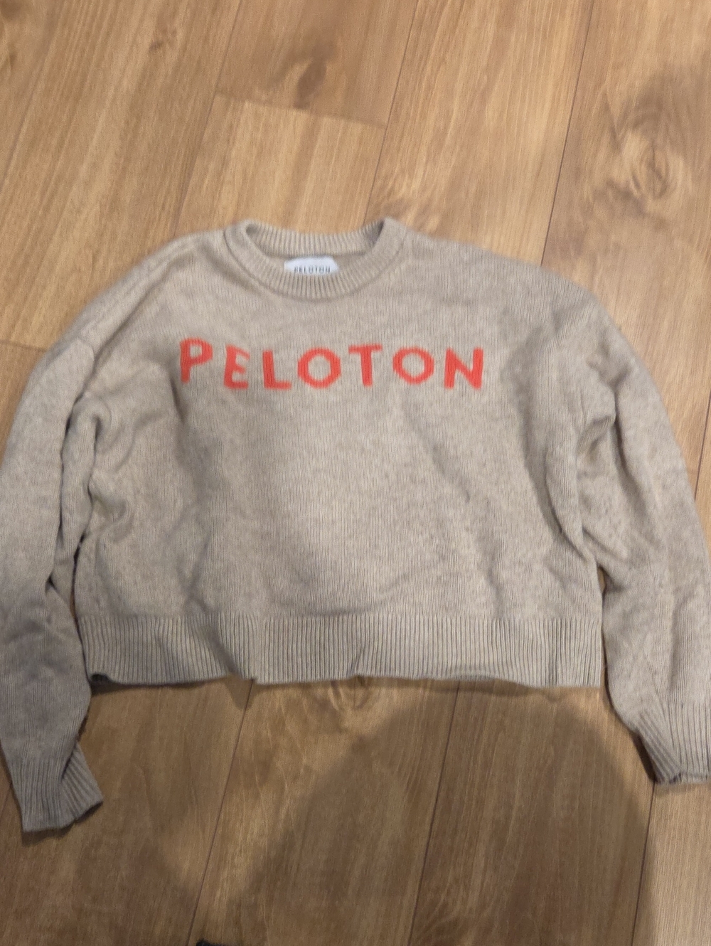 Peloton 47% Merino Crop Sweatshirt SMALL